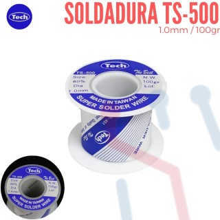 Soldadura Estaño 1mm X 100 gr Tech