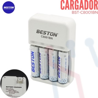 Cargador AAA", "AA", "9v" GP"