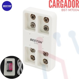 Cargador AAA", "AA", "9v" GP"