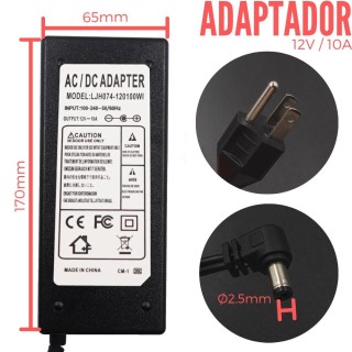 Adaptador de voltaje 12V 3A