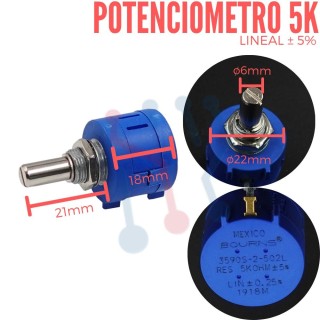 Potenciómetro 1 K-Ohm