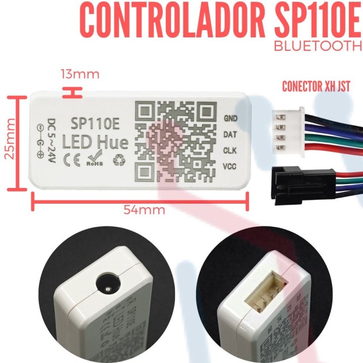 Controlador Bluetooth WS2812  (SP110E)