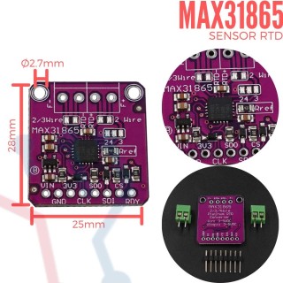 Tarjeta MAX6675 con termocupla tipo k 0º C~ 800ºC