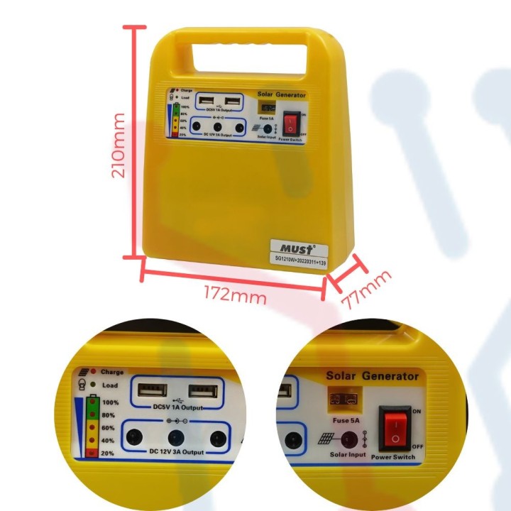 Kit de energía solar 10W