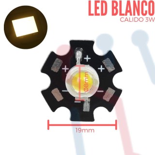 Led de alta intensidad 5mm Blanco