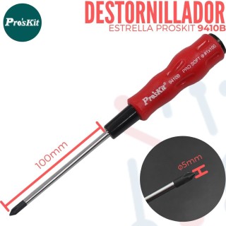Destornillador Estrella Proskit 1X100 (9410B)