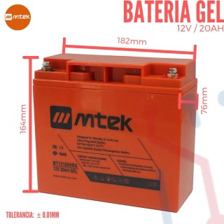 Bateria sellada MTEK 12V 7.8A