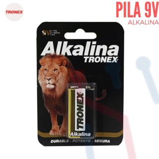 Pila 9V Alcalina Tronex