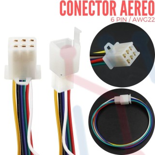 Conectores Aéreos con Cable 4 PIN