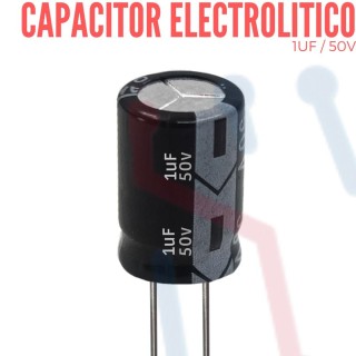 Capacitor Electrolítico  1uF a 50V