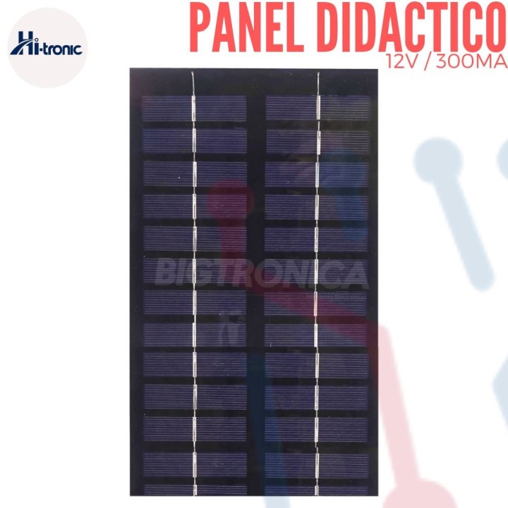 Panel Solar Ensamble 12V 300mA