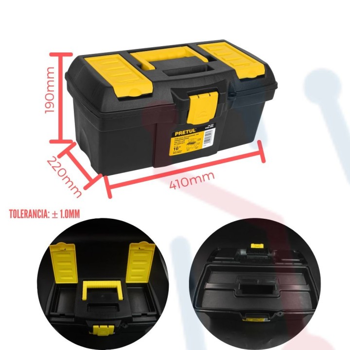 Caja Herramientas Pretul  410x220x190mm