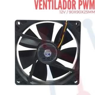 Ventilador 12V  90x90x25mm