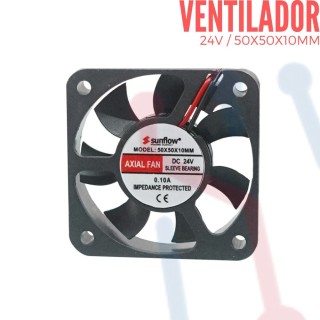 Ventilador 24V  50x50x10mm