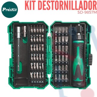 Kit destornillador con 33 puntas Proskit SD-9803