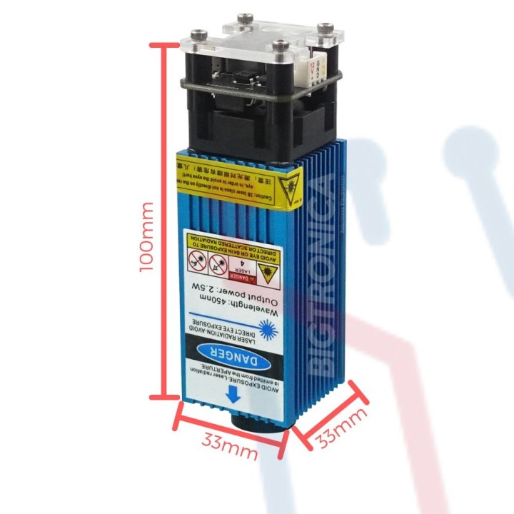 Láser para Grabado 12V  2.5W