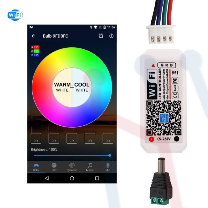 Cinta de Led WS2812B  (60Led/Metro)