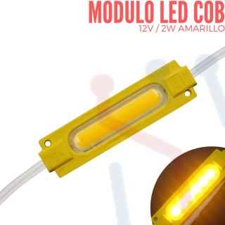 Modulo Led COB Amarillo 12VDC  IP65