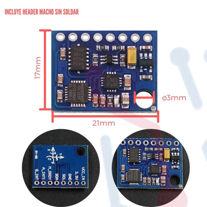 Acelerómetro y Giroscopio (GY-85)