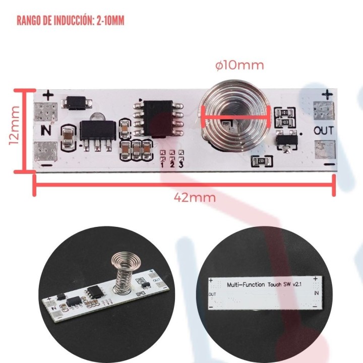 Suiche Táctil Resorte