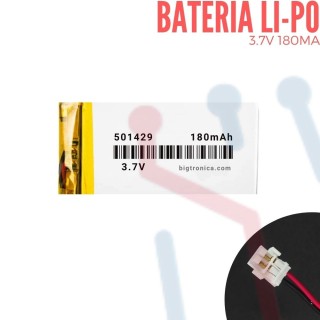 Bateria LI-PO 3.7V 180mAh Drone