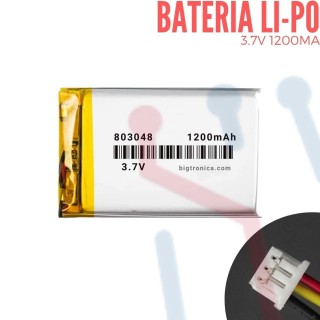 Batería LI-PO 7.4V - 1200mA 2S