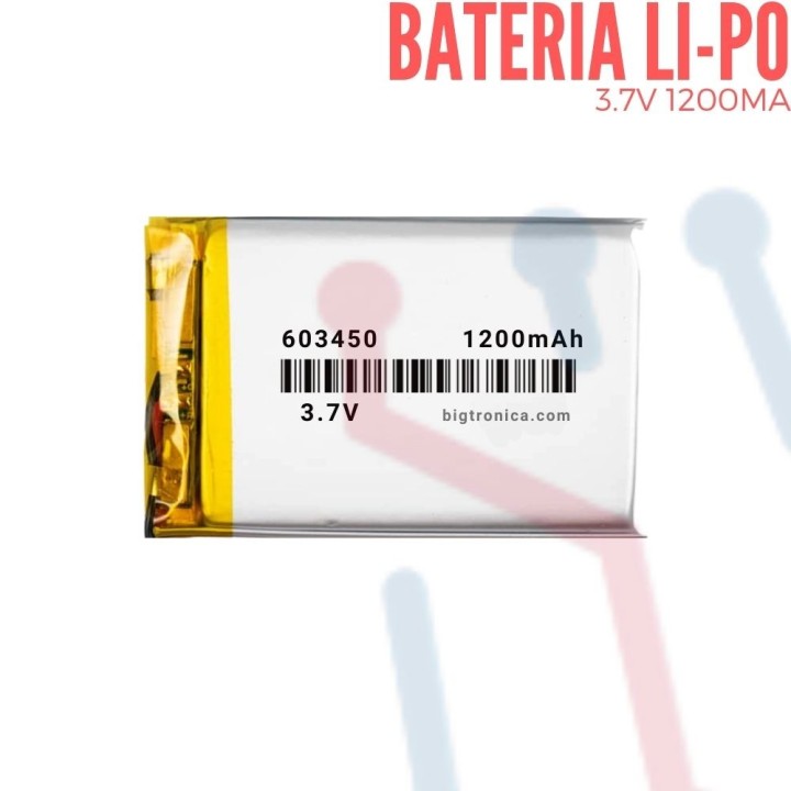 Batería LI-PO 3.7V 2000mAh