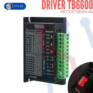Driver motor paso a paso TB6600
