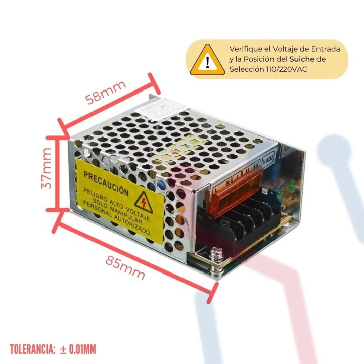 Fuente Suicheada 24V 1.1A 25W (CNDF)