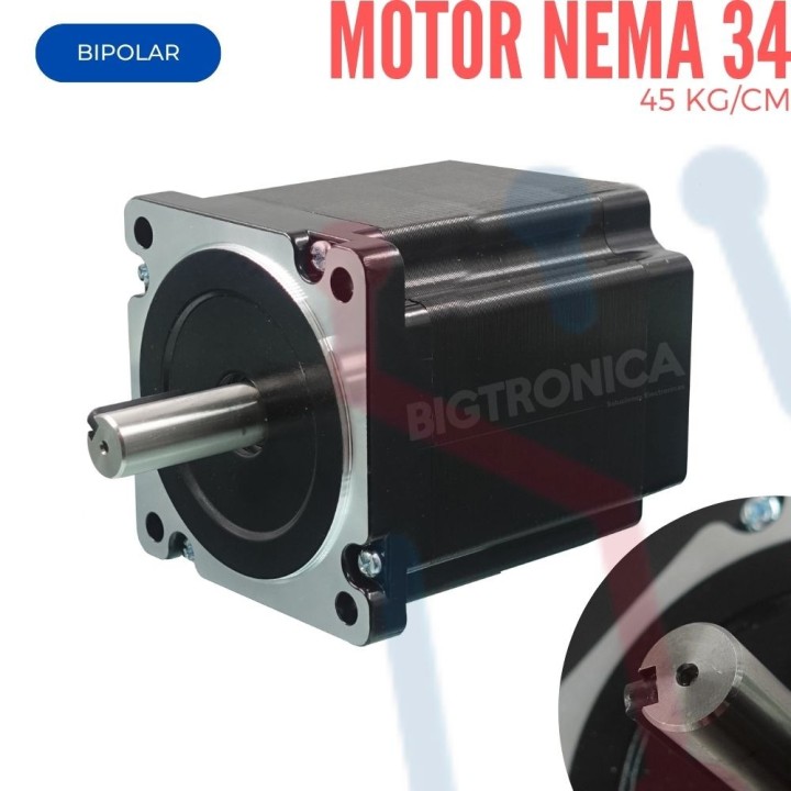 Motor Nema 34 Bipolar 45Kg/cm