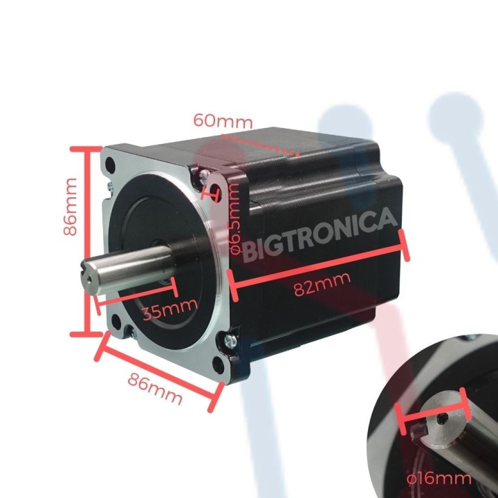 Motor Nema 34 Bipolar 45Kg/cm