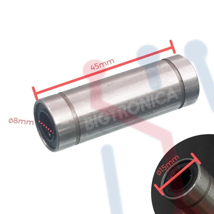 Rodamiento Lineal  LM8LUU