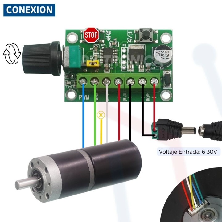 Motorreductor 45RPM 30Kg