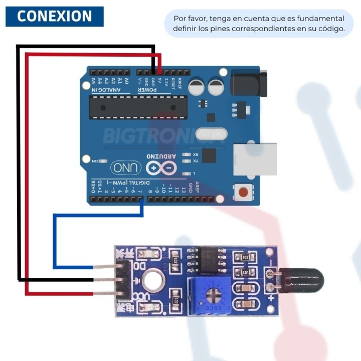 Sensor de Flama 3Pin