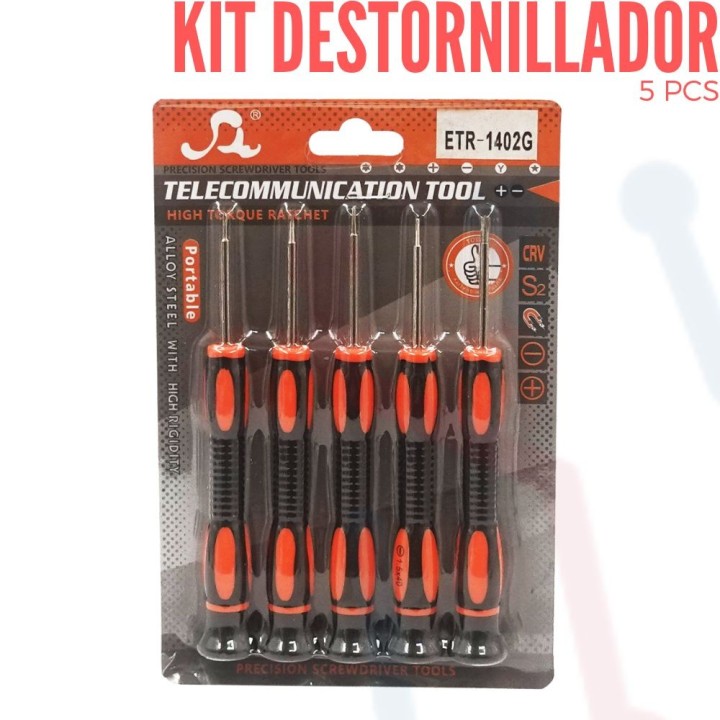 Kit Destornilladores  5 Piezas