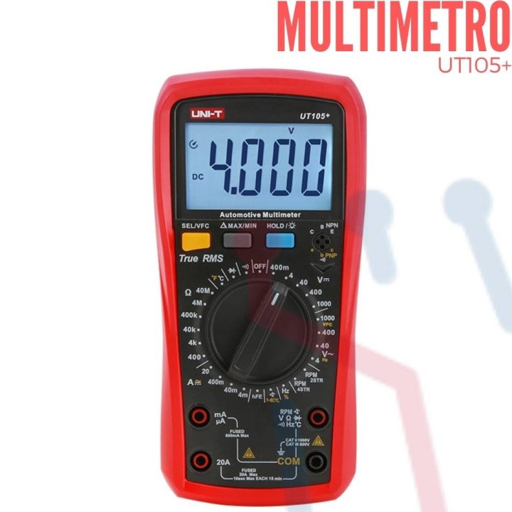 Multímetro Automotriz  UNI-T UT105+