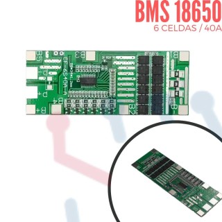 Cargador BMS Para Pila 18650 3S