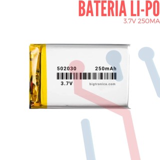 Batería LI-PO 3.7V 250mA (502030)