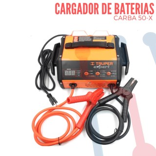 Cargador para Baterias de  6 y 12V  Automatico  con Arrancador