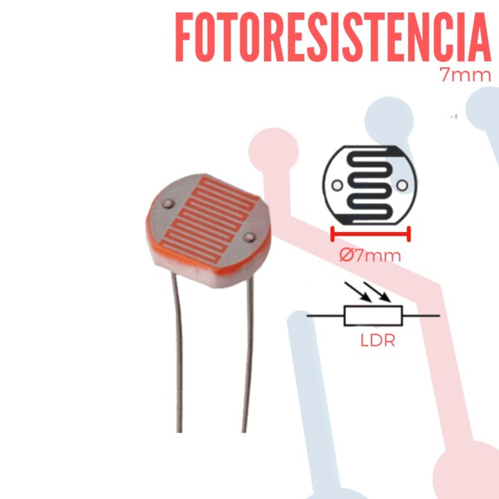 Fotorresistencia 10mm