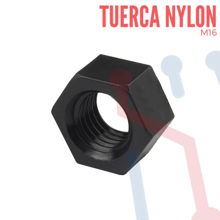 Tuerca Hexagonal en Nylon M16