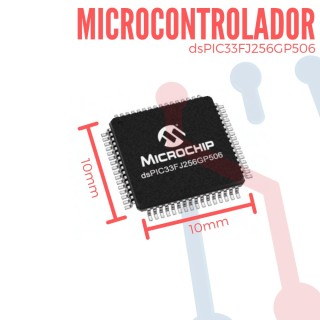 Microcontrolador Microchip dsPIC33FJ256GP506  SMD