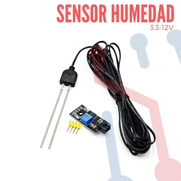 Sensor Humedad de Suelo con Sonda Anti-corrosión