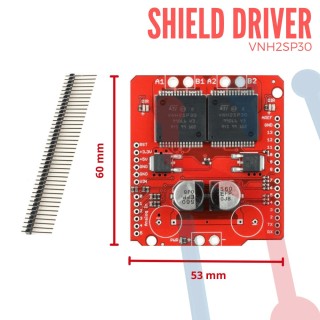 Shield Driver 2 Motores DC 30A VNH2SP30