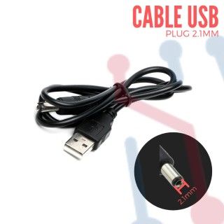 Cable DC plug 2.1mm