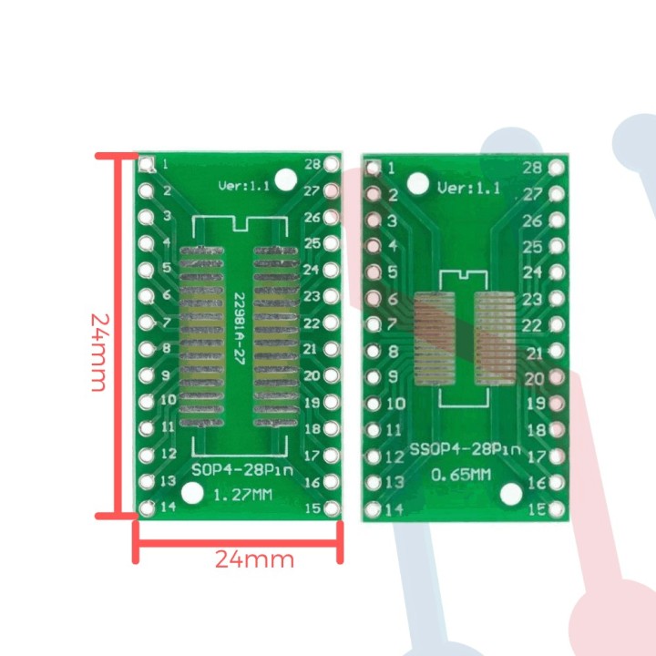 Adaptador SSOP-SOP a DIP
