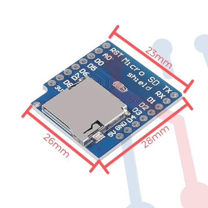 Shield SD WeMos D1 Mini