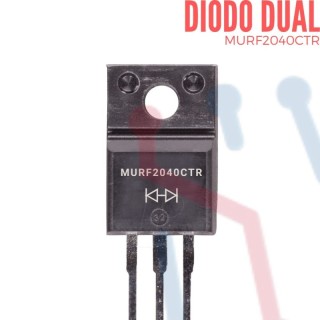 Diodo Dual MURF2040CTR 20A /400V