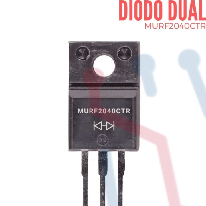 Diodo Dual MURF2040CTR 20A /400V