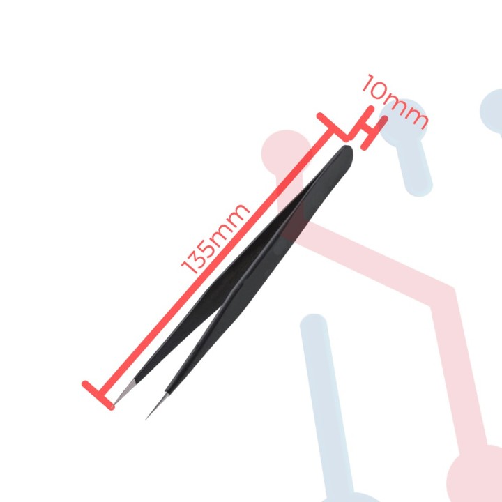 Pinza Punta de Aguja en Acero Inoxidable ZD-156B